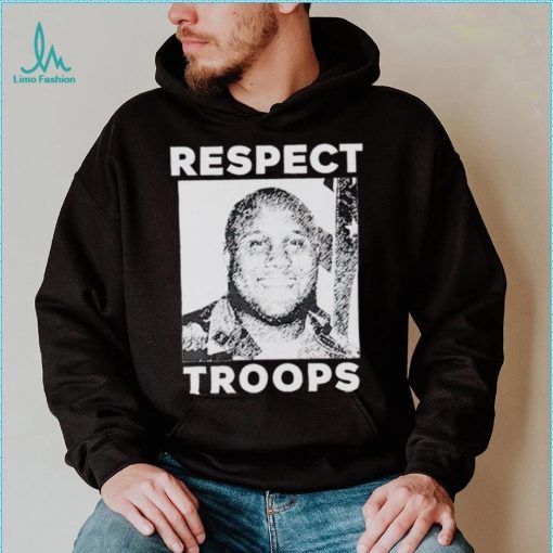 Christopher Dorner Respect Troops shirt