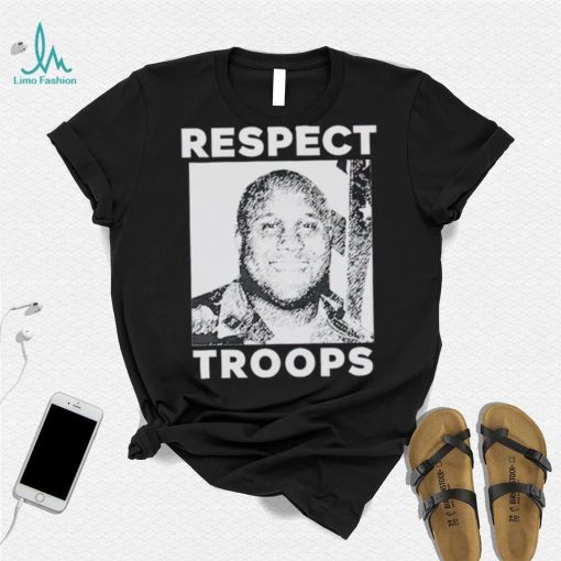 Christopher Dorner Respect Troops shirt
