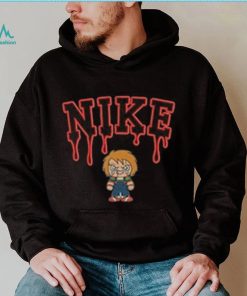 Chucky Brand Melt Embroidered Nike Halloween T Shirt