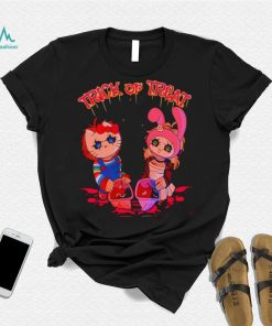 Chucky and Tiffany Hello Kitty Trick or Treat shirt
