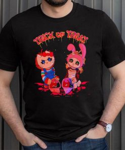Chucky and Tiffany Hello Kitty Trick or Treat shirt