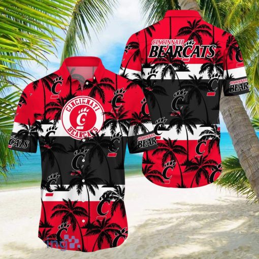 Cincinnati Bearcats All Over Print Logo And Coconut Trending Summer Gift Aloha Hawaiian Shirt