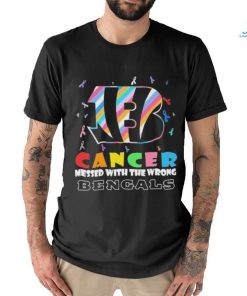 Cincinnati Bengals Cancer Messed With The Wrong Bengals 2023 Shirt
