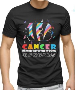 Cincinnati Bengals Cancer Messed With The Wrong Bengals 2023 Shirt