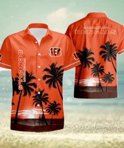 Cincinnati Bengals Coconut Night Moon Summer Hawaiian Shirt And Short