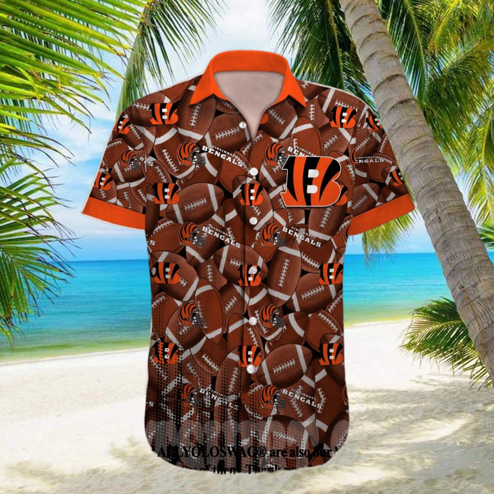 LIMITED NFL Cincinnati Bengals Special Hawaiian Design Button Shirt Hoodie