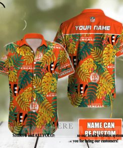 Cincinnati Bengals NFL Unisex All Over Print Hawaiian Button Shirt