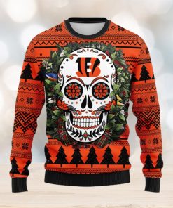 Cincinnati Bengals Grateful Dead Bengals Ugly Christmas Sweater