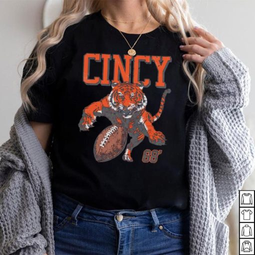 Cincinnnati Cincy football tiger attack ’68 shirt