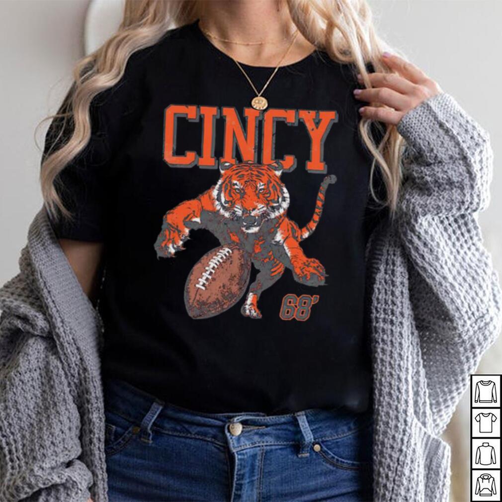 Cincinnnati Cincy football tiger attack ’68 shirt Cincinnnati Cincy football tiger attack ’68 shirt