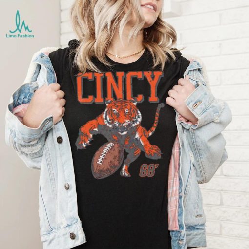 Cincinnnati Cincy football tiger attack ’68 shirt