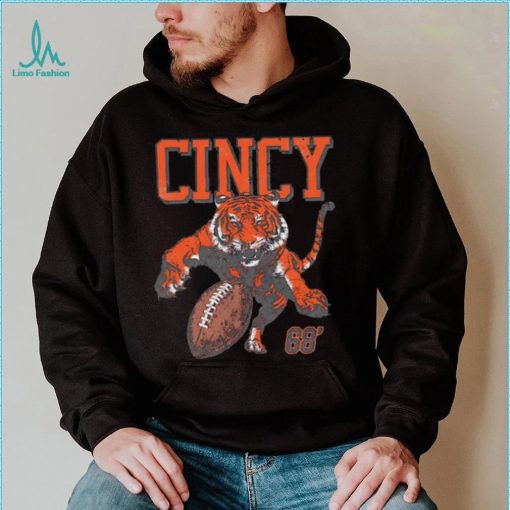 Cincinnnati Cincy football tiger attack ’68 shirt