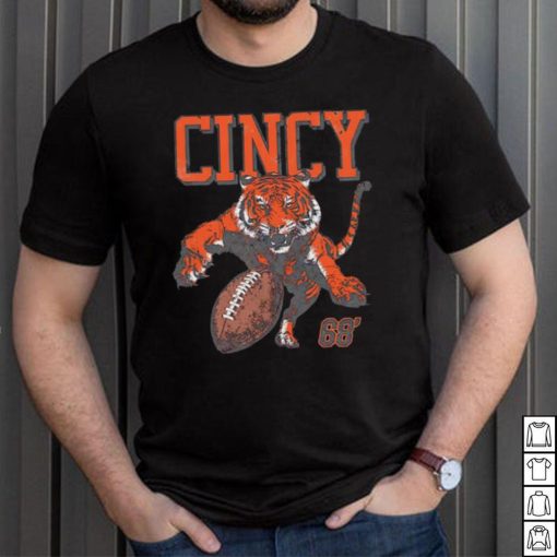 Cincinnnati Cincy football tiger attack ’68 shirt