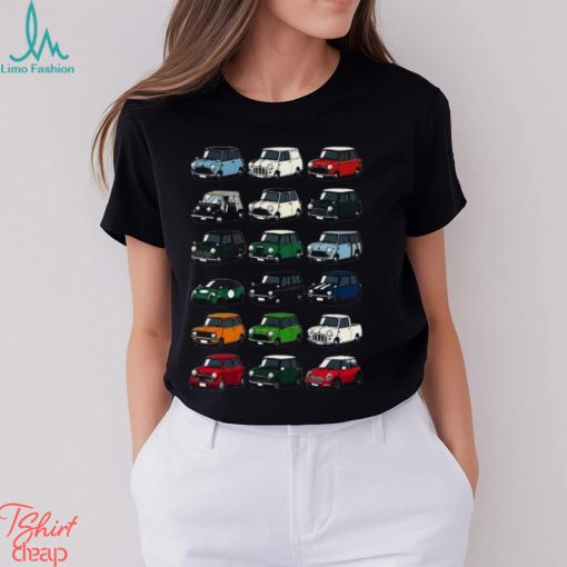 Classic Mini Cooper Evolution Car T Shirt Sweatshirt