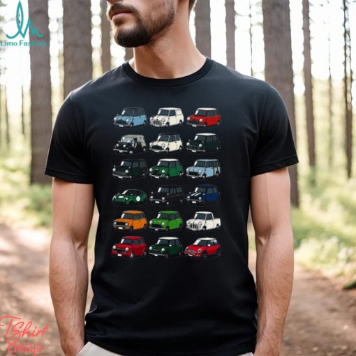Classic Mini Cooper Evolution Car T Shirt Sweatshirt