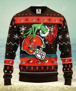 Cleveland Browns Grinch Christmas Ugly Sweater