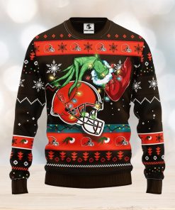 Cleveland Browns Grinch Christmas Ugly Sweater