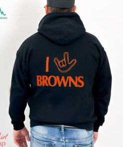 Cleveland Browns Homage The NFL ASL Collection by Love Sign Tri Blend T Shirt