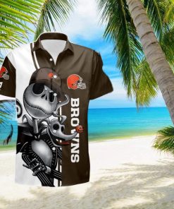 Cleveland Browns Jack Skellington Zero Summer Hawaiian Shirt