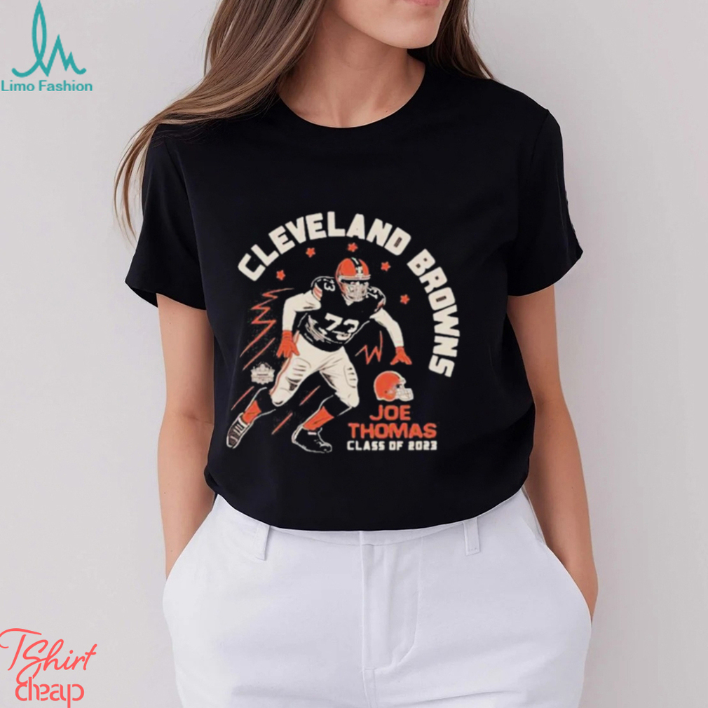 Official Cleveland browns joe thomas class of 2023 homage shirt