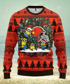 Cleveland Browns Minion Christmas Ugly Sweater