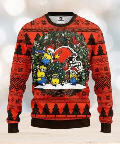 Cleveland Browns Minion Christmas Ugly Sweater