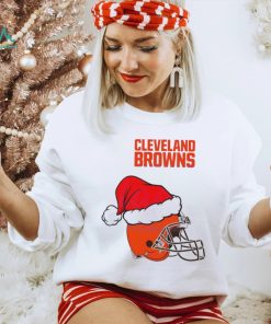 CLEVELAND BROWNS Christmas Photo Picture SANTA Claus Holiday 