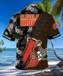 Cleveland Browns NFL x Mickey Mouse Tropical Pattern Hawaiian Shirts