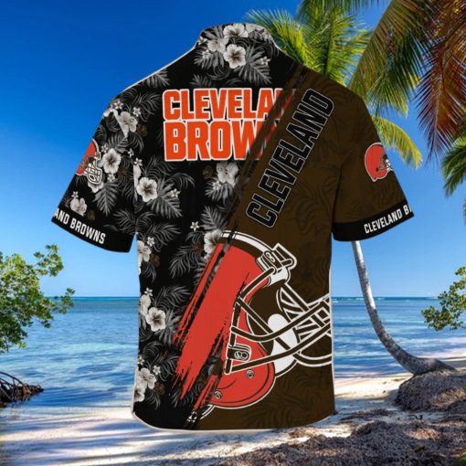 Cleveland Browns NFL x Mickey Mouse Tropical Pattern Hawaiian Shirts