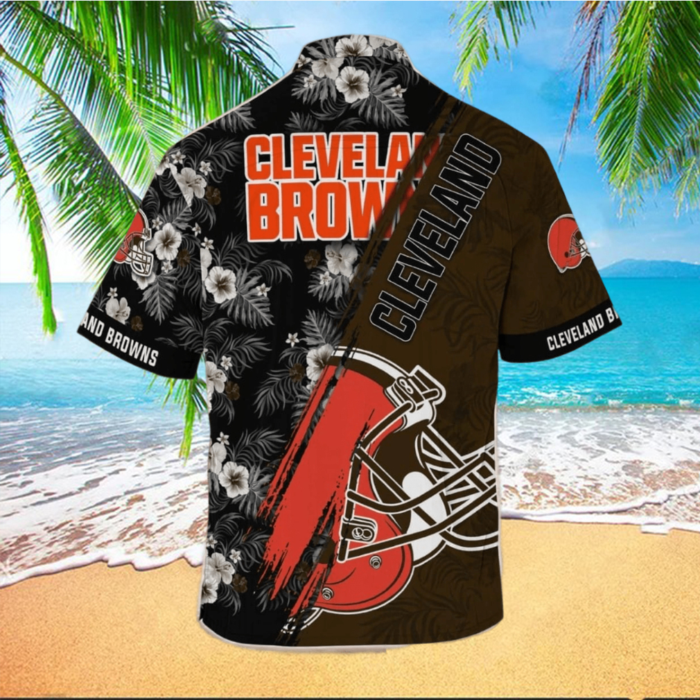 Cleveland Browns NFL Flower Funny Summer Beach Pattern Aloha