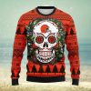 Pittsburgh Steelers Skull Flower Ugly Christmas Ugly Sweater