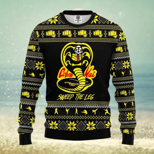 Cobra Kai Ugly Christmas Sweatshirt Cobra Kai Xmas Sweater Ugly Christmas Sweater