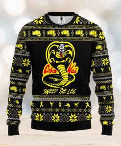 Cobra Kai Ugly Christmas Sweatshirt Cobra Kai Xmas Sweater Ugly Christmas Sweater