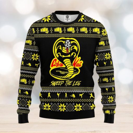 Cobra Kai Ugly Christmas Sweatshirt Cobra Kai Xmas Sweater Ugly Christmas Sweater