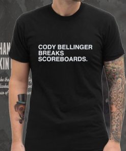 Cody Bellinger Breaks Scoreboards New Shirt