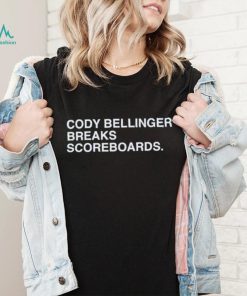 Cody Bellinger Breaks Scoreboards New Shirt