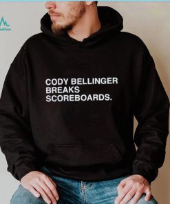 Cody Bellinger Breaks Scoreboards New Shirt