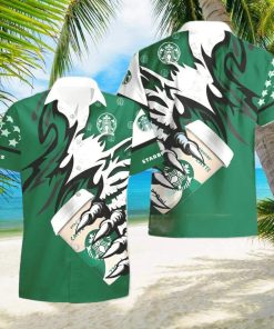 Coffee Monster Claw Gift Hawaiian Set Shirt And Short Summer Beach