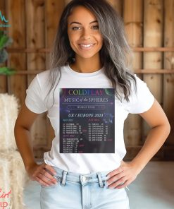Coldplay Music Of The Spheres Tour 2023 2 T Shirt