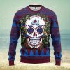 Oakland Raiders Skull Flower Ugly Christmas Ugly Sweater