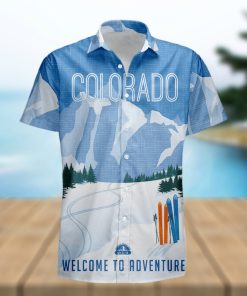 Colorado Retro Style Travel Summer 3D Hawaiian Shirt Gift For Men And Women Fans