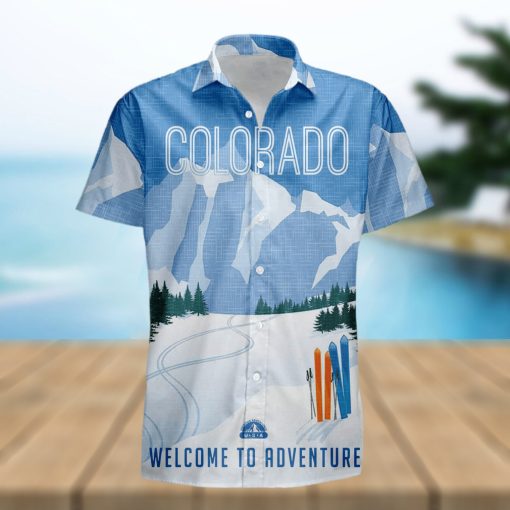 Colorado Retro Style Travel Summer 3D Hawaiian Shirt Gift For Men And Women Fans