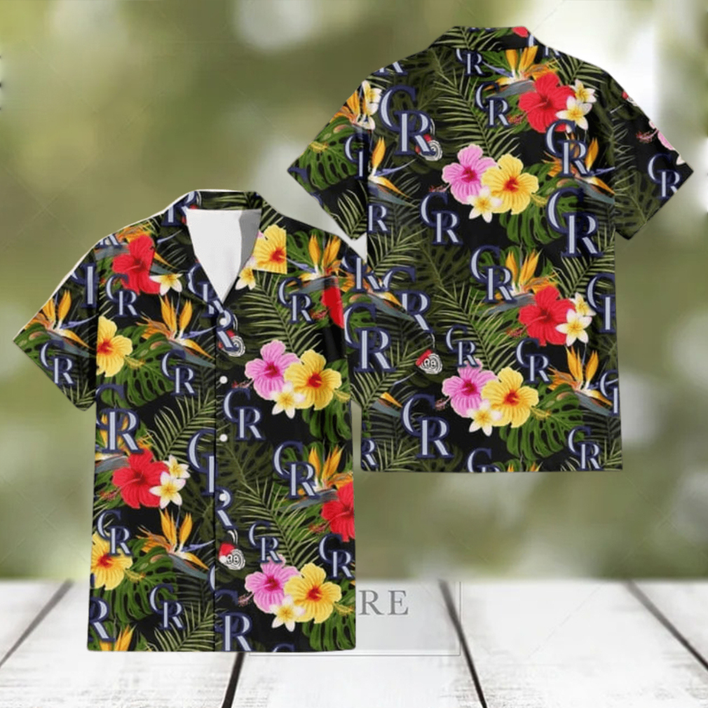 Colorado Rockies MLB Flower Hawaiian Shirt Best Gift For Men And