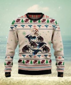 Colorful Dragon Make A Christmas Funny Ugly Sweater 3D, Funny Xmas Gifts