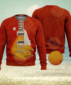 Cool Electric Guitar For Guitar Lovers 3D Full Print Ugly Sweater Christmas Gift Sweater