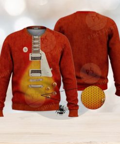 Cool Electric Guitar For Guitar Lovers 3D Full Print Ugly Sweater Christmas Gift Sweater