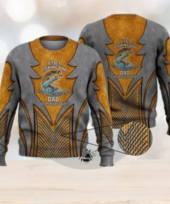 Cool Fishing Dad Shirt Funny Father’S Day Gift For Fisherman 3D Full Print Ugly Sweater Christmas Gift Sweater