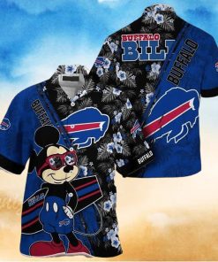 Cool Mickey Mouse Buffalo Bills Hawaiian Shirt Gift For Disney Lovers