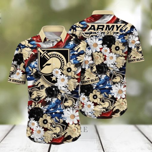 Cool NCAA Army Black Knights Hawaiian Shirt Independence Day