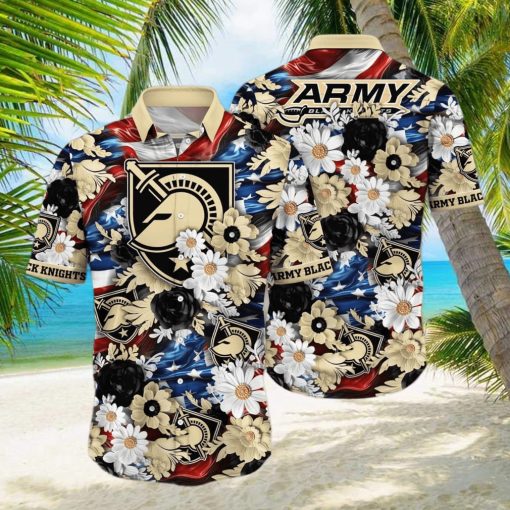 Cool NCAA Army Black Knights Hawaiian Shirt Independence Day